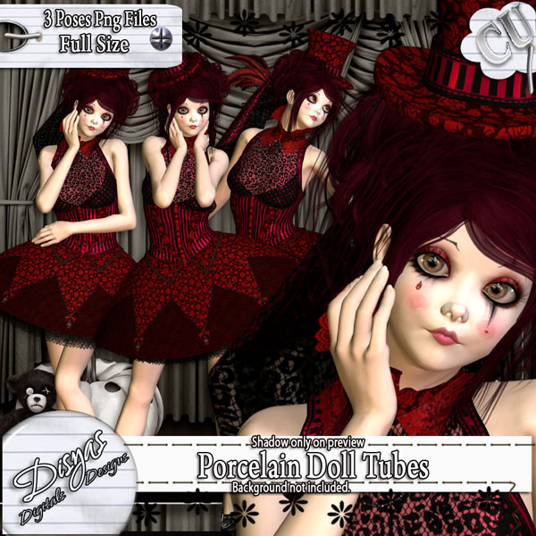 PORCELAIN DOLL TUBE PACK - CU - Click Image to Close